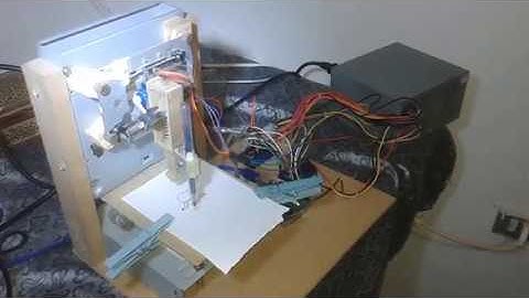 HOW TO MAKE AN EASY ARDUINO CNC PLOTTER part 1 (using L293, two stepper motor , servo motor)