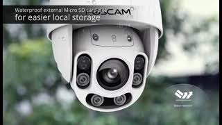 Best Foscam Motion Alerts Camera 2020:  Night Vision up to 196ft WiFi, PTZ, or HD