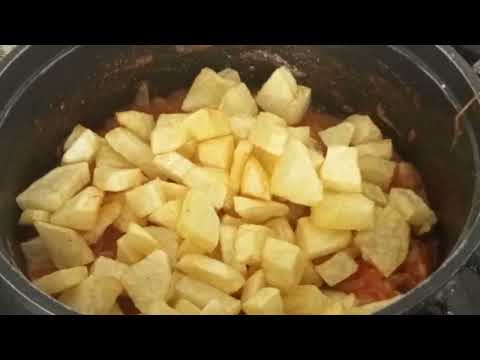 عندك بطاطا و بصل و طماطم و فلفل ديري هاد الوصفه الاقتصادية بدون لحم بزاف بنينة