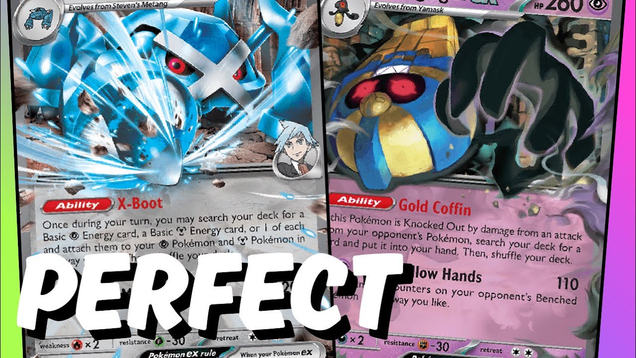 Steven's Metagross And Cofagrigus Are A Perfect Combo! - Pokémon TCG Live - Steven's Metagross ex