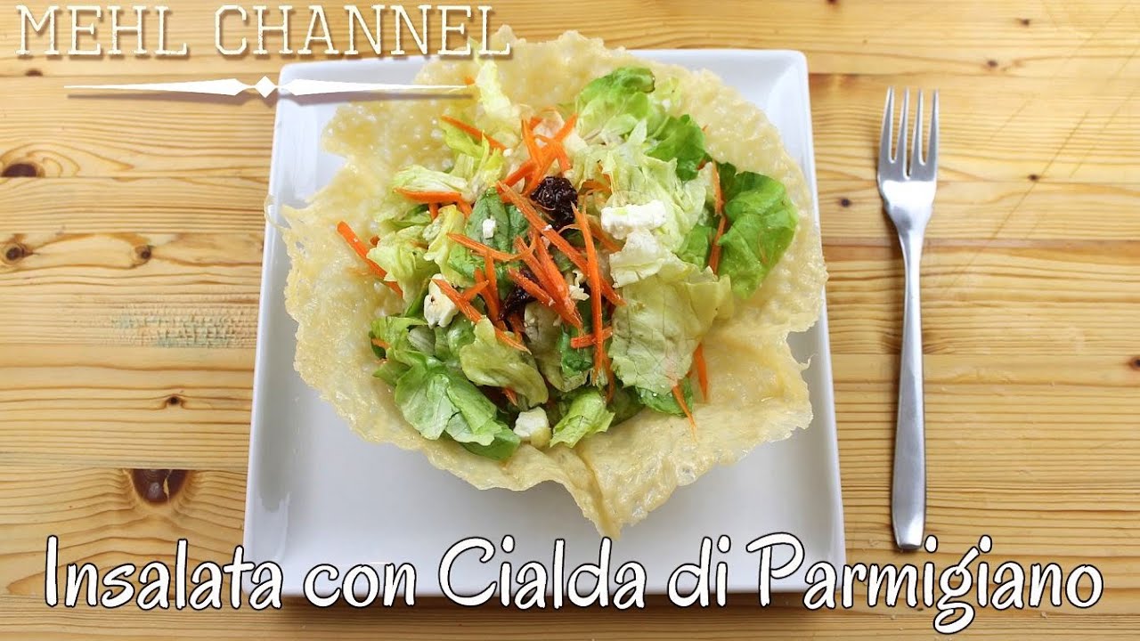 Ricetta Insalata con cialda di parmigiano - Mini recipe | Mehl Channel