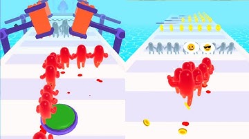 Join Blob Clash 3D Game All Level Gameplay Android, iOS Walkthrough New Update Game JBC3D81