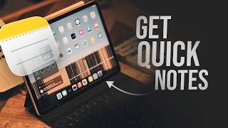 How to Get Quick Notes on iPad (tutorial)