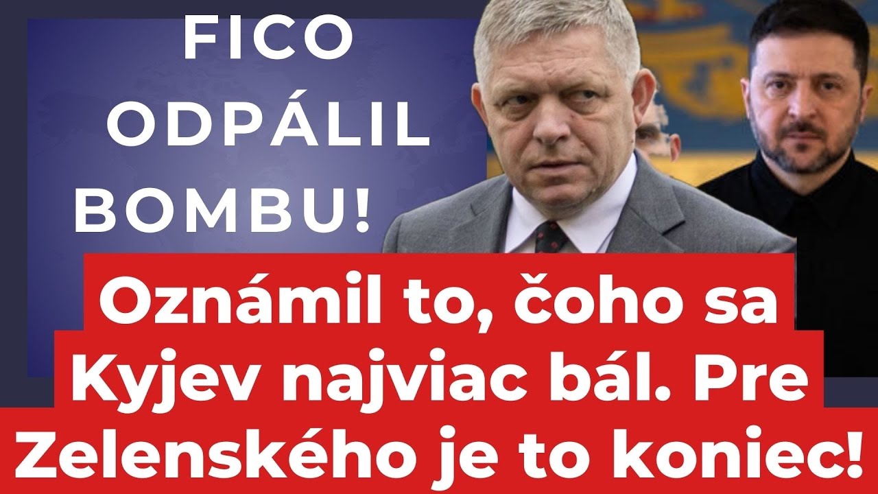 Mrazivý verdikt zo Slovenska! Fico urobil to, čo Kyjev položí na kolená #politika #slovensko #fico 