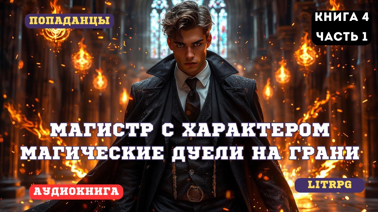Аудиокнига новинки фэнтези Магистр магии: академия магии на грани (Книга 4 Часть 1)
