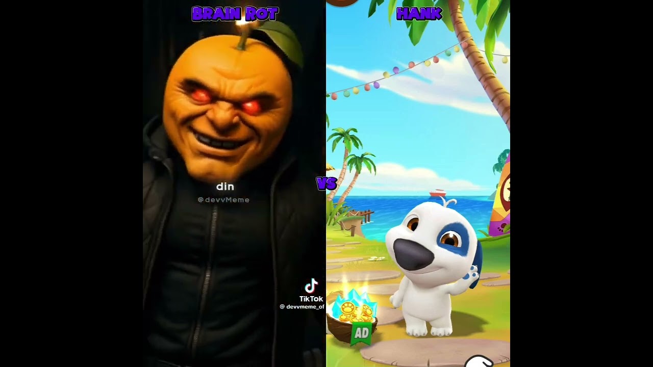 Brainrot Vs Hank Who Is Best ? 😂 🤔 