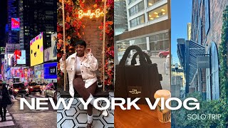 NEW YORK VLOG 🗽| first solo trip, I cut my hair off, shopping, exploring the city