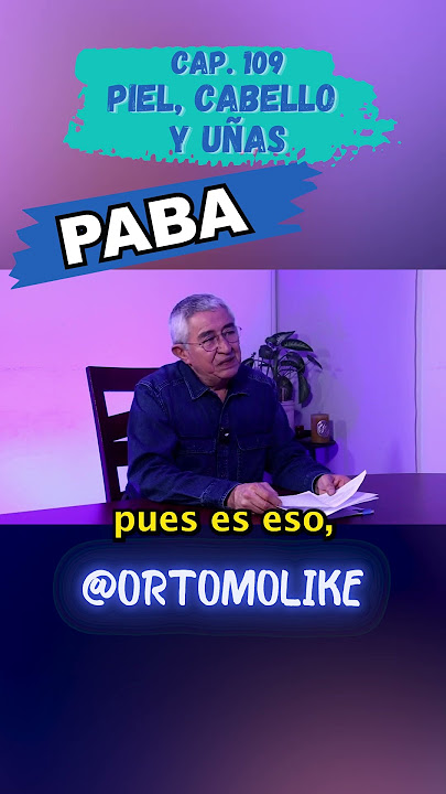 La #paba #vitaminaB10 y el cuidado de la #piel #cabello Y #UÑAS #salud #saludable