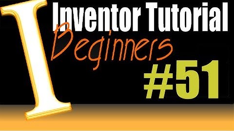 51 AutoDesk Inventor Tutorial: Fixed Plane Draft