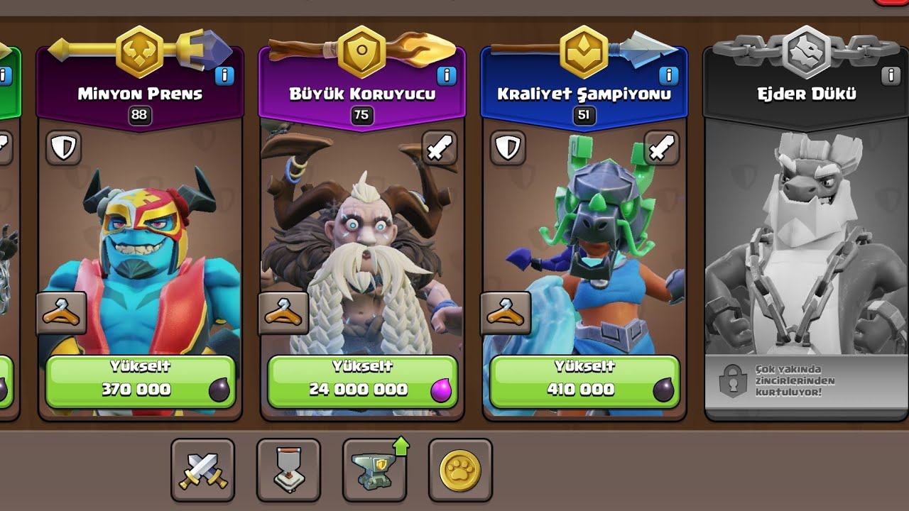 Yeni Kahraman Ejder Dükü Güncelleme Clash Of Clans Yeni Ordu