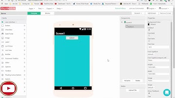 Thunkable Tutorial How to make android app without coding introduction part 1