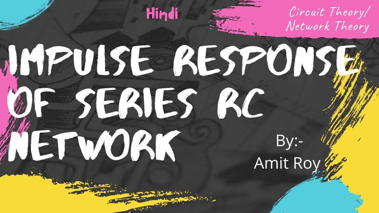 Impulse Response of Series RC Network