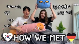 How we met | From first meeting to confessing...and?! (ft. Q&A) | Korean German Couple