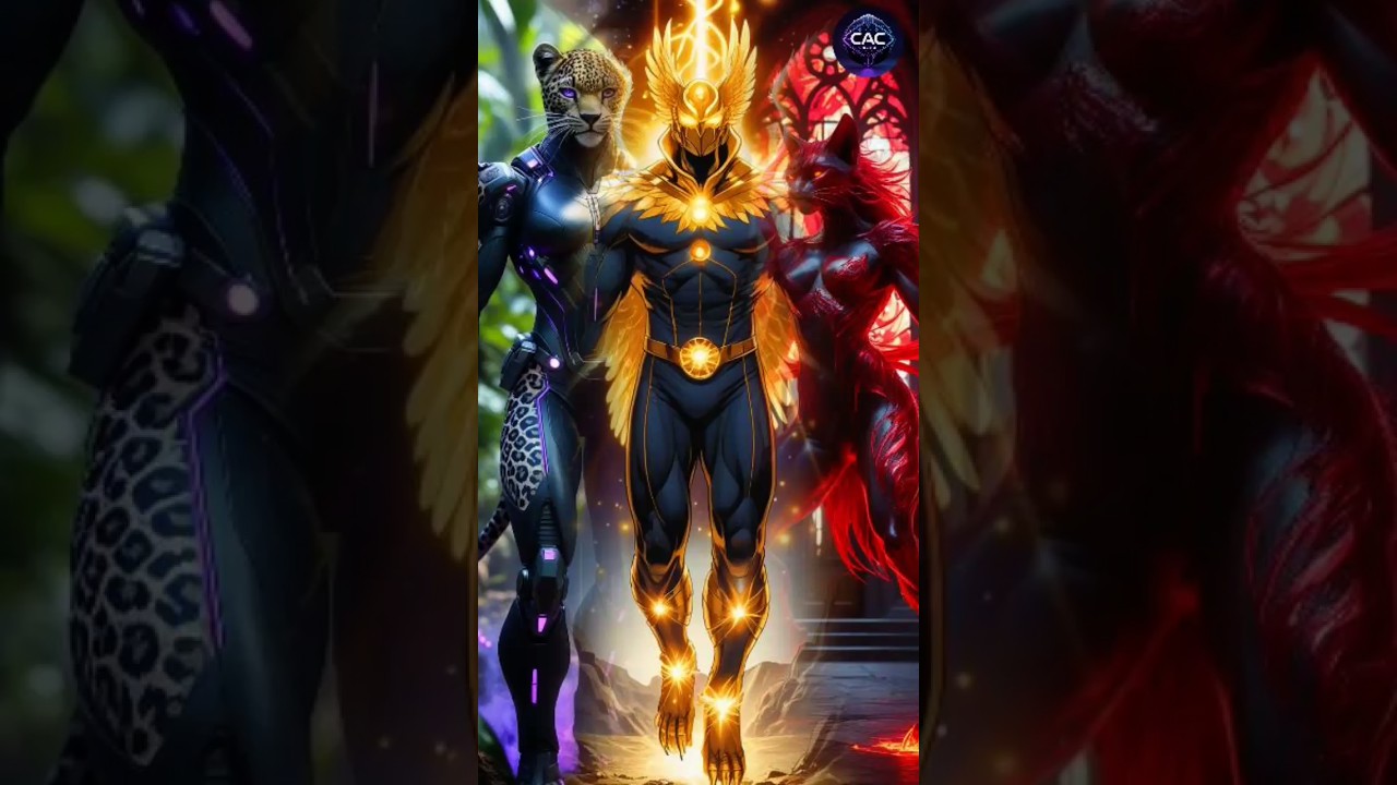 HYBRID HEROES What If Humans Merged with Animals like Scarlet Witch & Black Cat?