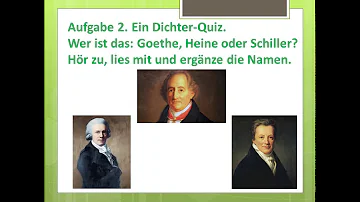 Wer ist der bekannteste deutsche Dichter?