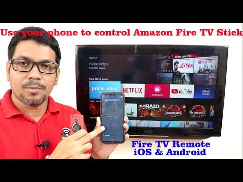 Hindi || How to use phone to control Amazon Fire TV Stick | Fire TV Remote |iOS & Android