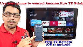 Hindi || How to use phone to control Amazon Fire TV Stick | Fire TV Remote |iOS & Android screenshot 2