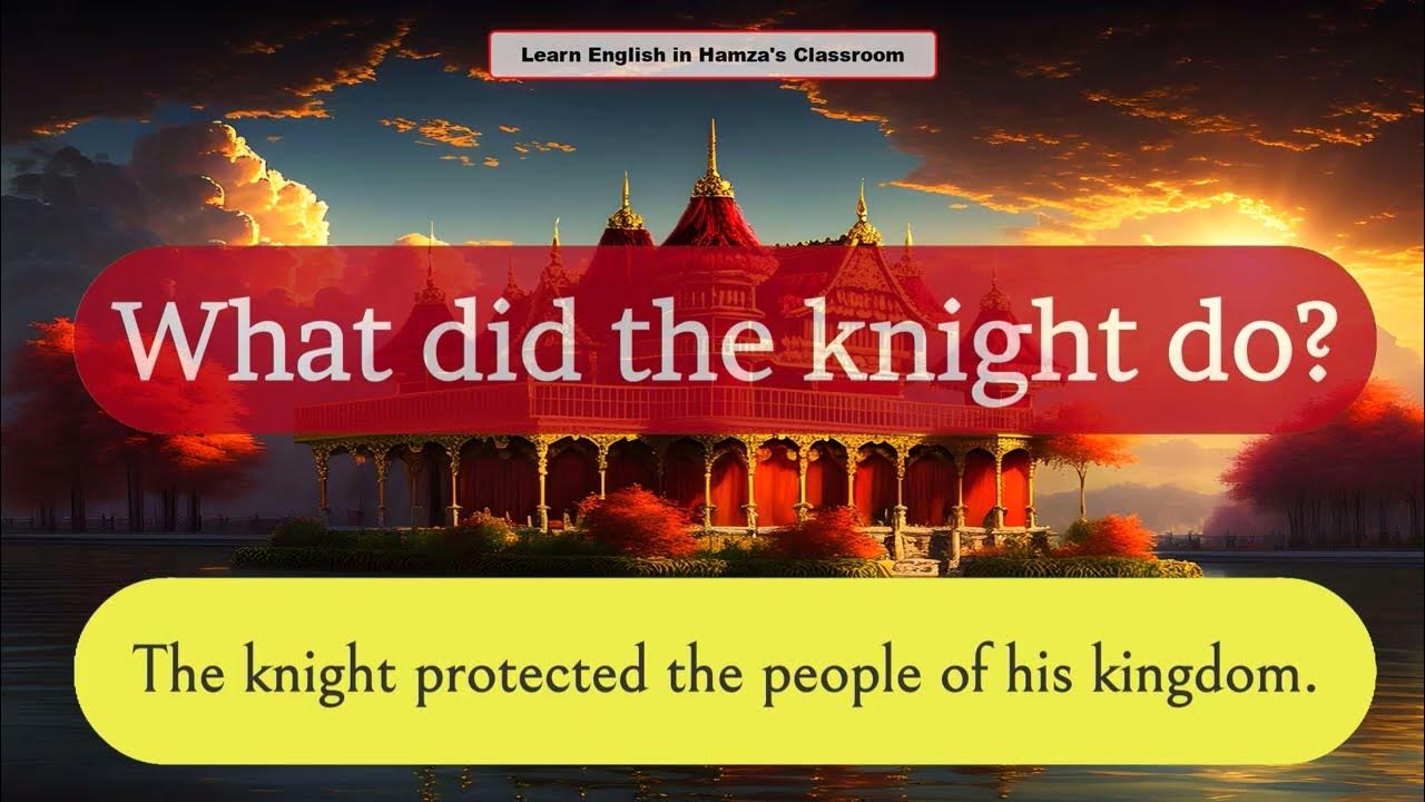 Kingdom & Castle Knight & English Phrases English Speaking Practice