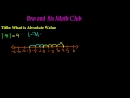 Understanding Absolute Value