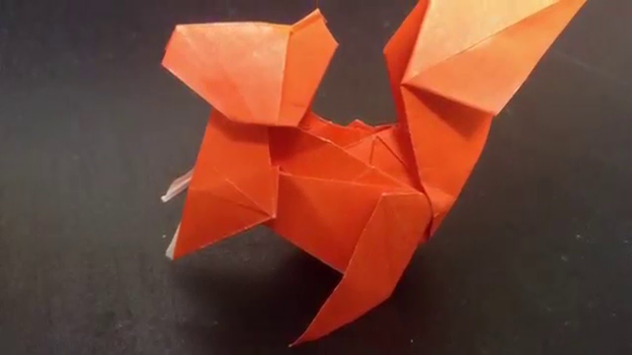 折り紙 リスの折り方 Youtube