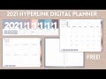FREE 2021 Hyperlink Digital Planner | Studymas 2020