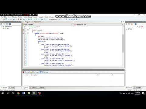 Lab:2 Advanced computer programming/Switch