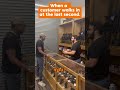 When a customer walks in at the LAST second. #shorts