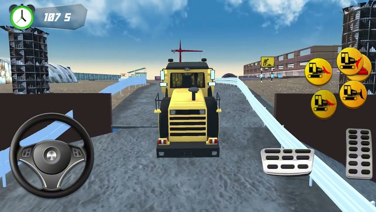 City Road Construction Simulator 3D # 1Heavy Excavator & Truck (Android Gameplay)