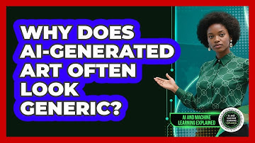 Why Does AI-generated Art Often Look Generic? - AI and Machine Learning Explained