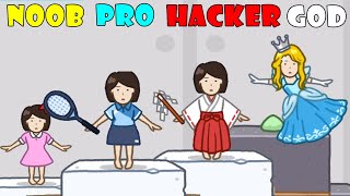 NOOB vs PRO vs HACKER vs GOD - TOFU GIRL screenshot 5