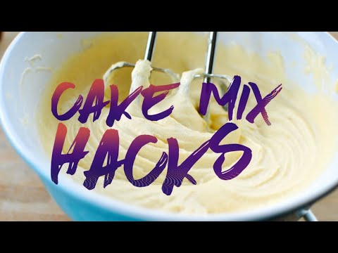 Box Cake Mix Tricks (8-25-16) (One of My First Videos)