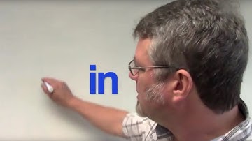 using the preposition "in" for places and locations