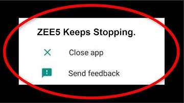 How To Fix ZEE5 Keeps Stopping Error Android || Fix ZEE5 Not Open Problem Android