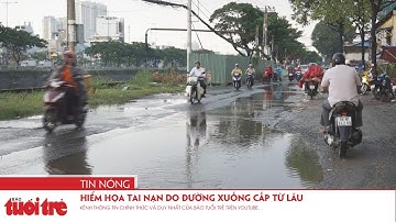 Hiểm họa tai nạn do đường xuống cấp từ lâu