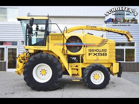 2002 New Holland FX 58 Forage Harvester - YouTube