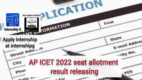 AP ICET 2022 seat allotment result
