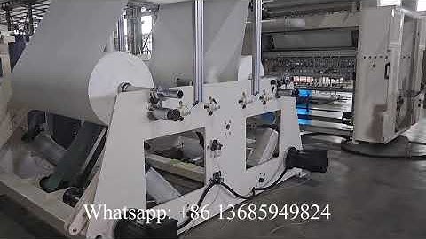 Fully automatic 7 lines V folding facial tissue making machine with 20cm height