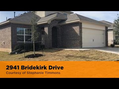 2941 Bridekirk Drive, Round Rock, TX home video tour