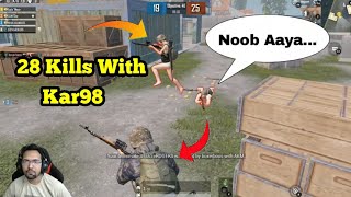 28 Kills With Kar98 Sniper Only Sad Ending But Sniper King Is Back Pubg Mobile