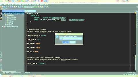 Создание нового django проекта и настройка на него PyCharm
