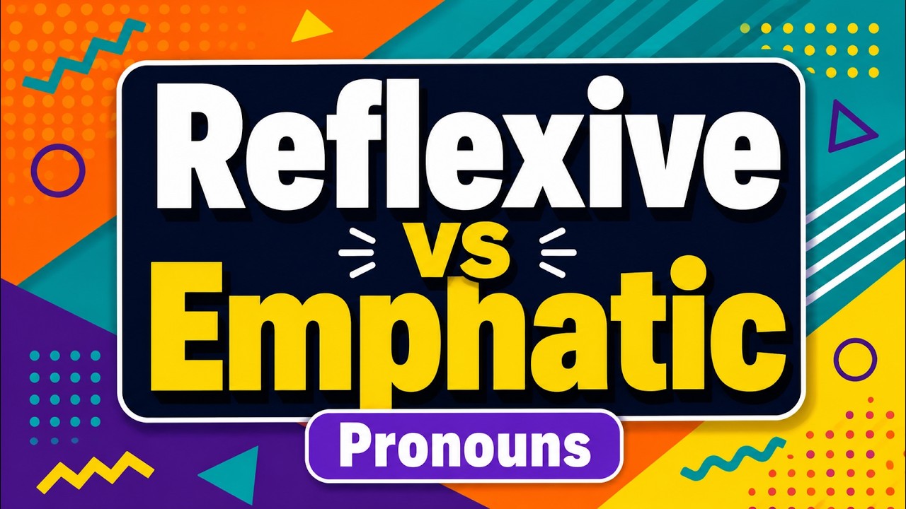 Myself vs Me? The Reflexive Pronoun Rule Everyone Gets Wrong