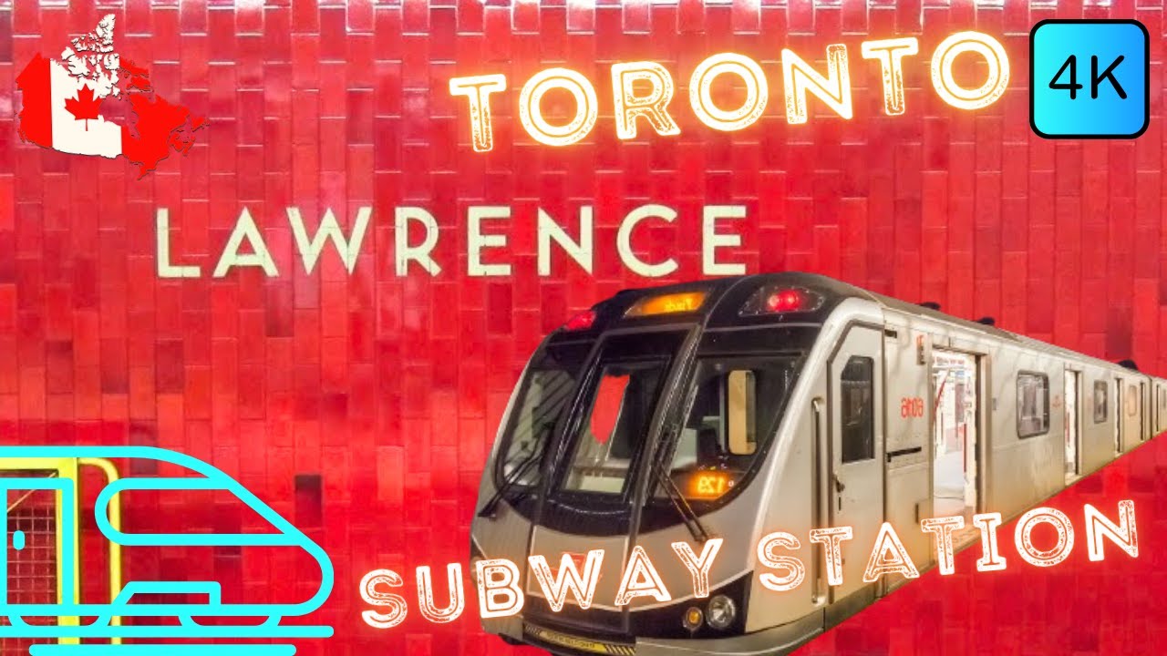 🚇 TORONTO, CANADA 🇨🇦 – LAWRENCE SUBWAY STATION – LINE 1 – 4K WALK