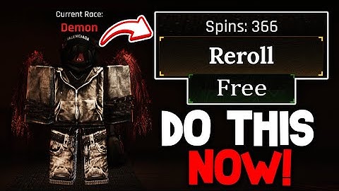 How To GET RACE REROLLS For FREE in THE FORGE! Roblox