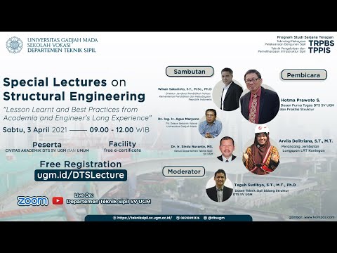Webinar Special Lecture on Structural Engineering