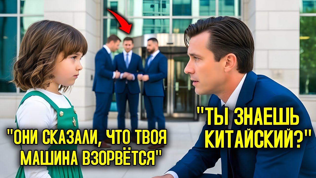 ДЕВОЧКА услышала, как ОХРАННИКИ говорили по-КИТАЙСКИ, и ПРЕДУПРЕДИЛА миллионера не садиться в МАШИНУ