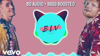 Ed Sheeran & Justin Bieber - I Don't Care (8D Audio / Bass Boosted) | 8D AUDIO X BASS BOOSTED