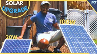 Rain Barrel Solar Panel System Upgrade