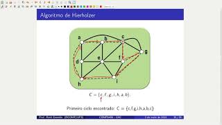 [Grafos] Aula 02 - Algoritmo de Hierholzer para encontrar ciclos eulerianos