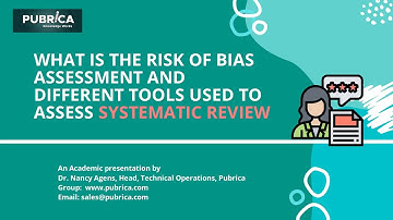 Risk of bias assessment and different tools used to assess systematic review -  Pubrica