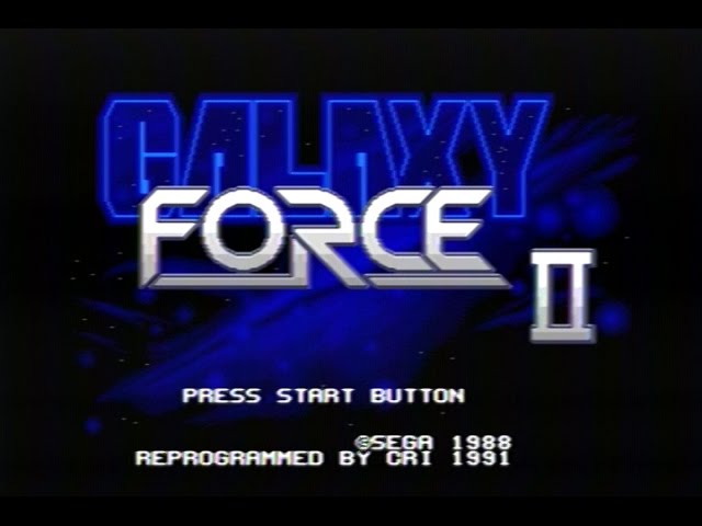 メガドライブ]ギャラクシーフォースⅡ / GALAXY FORCE II - YouTube